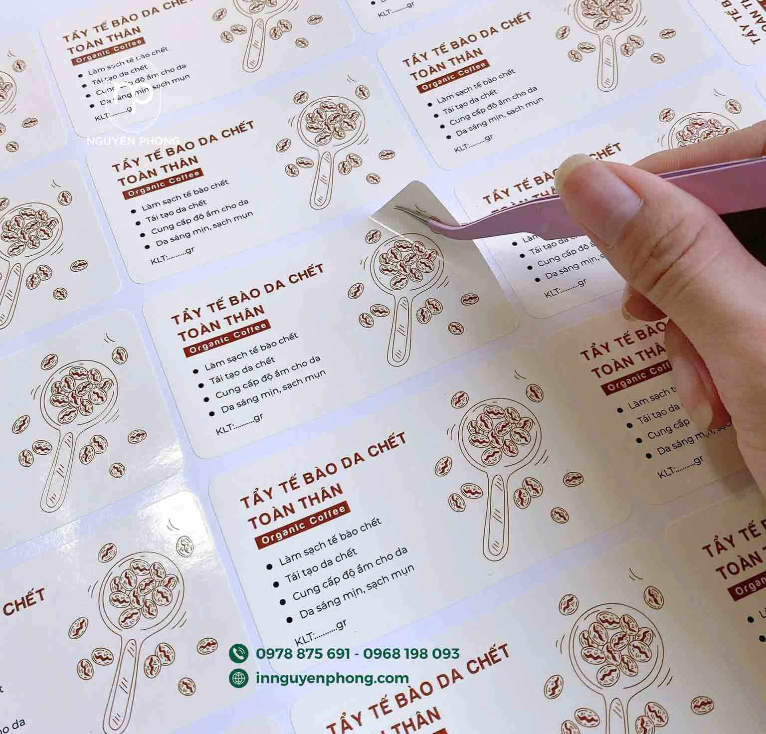 In tem nhãn nông sản